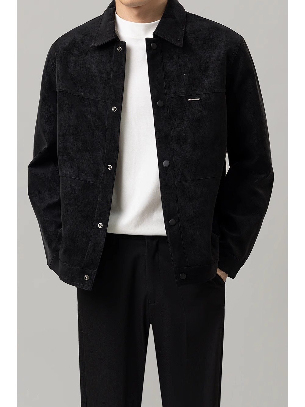 Lightly Mature Short Jacket For Men - Image 8