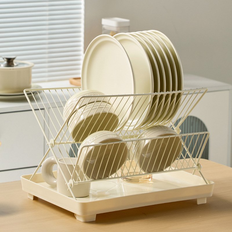 Household Folding Kitchen Dish Draining Rack - Image 3