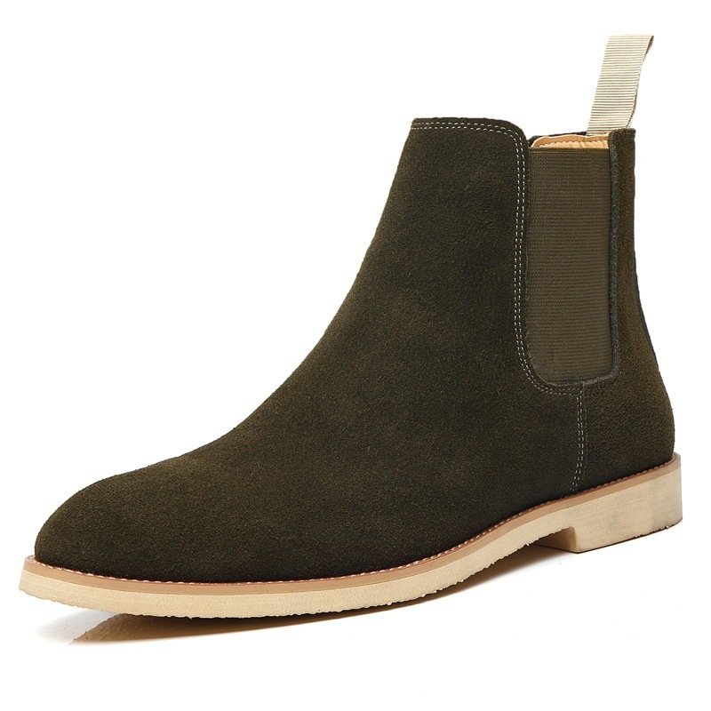 Men's Chelsea Boots AutumnWinter Suede High-Top - Image 7