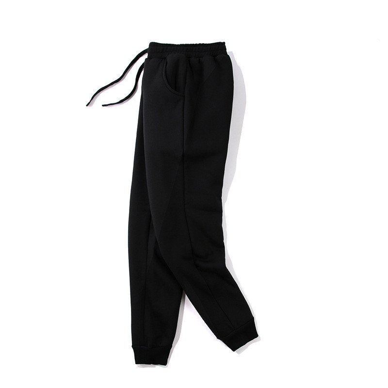 Cotton Minimalist Sports Embroidered Loose Fitting Outdoor Breathable Trousers - Image 6