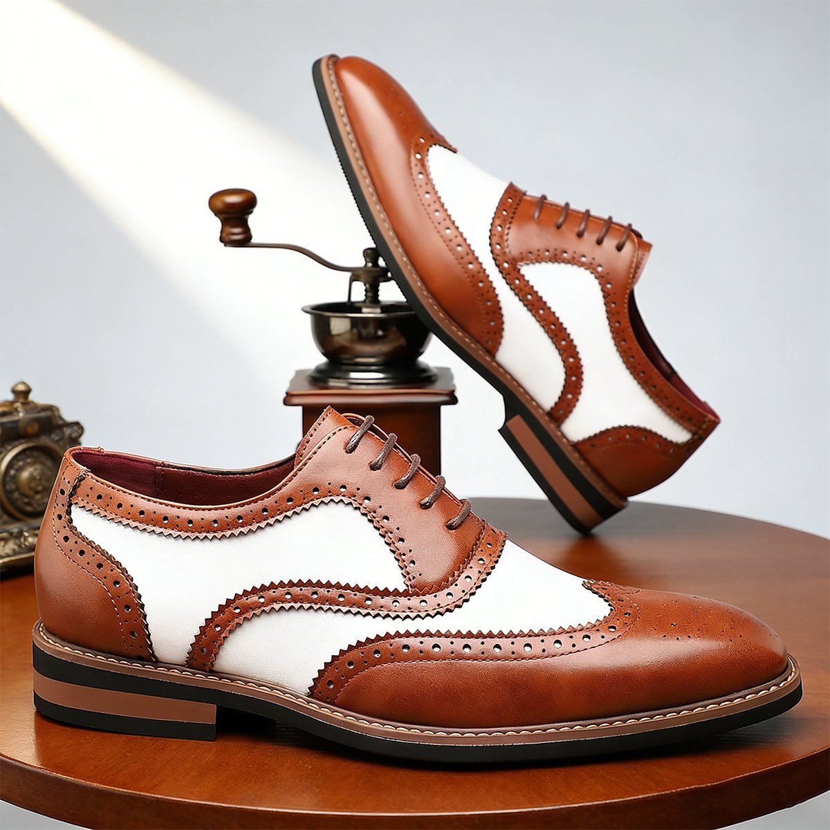 Casual Pointed-toe Lace-up Versatile Mens Shoes - Image 3