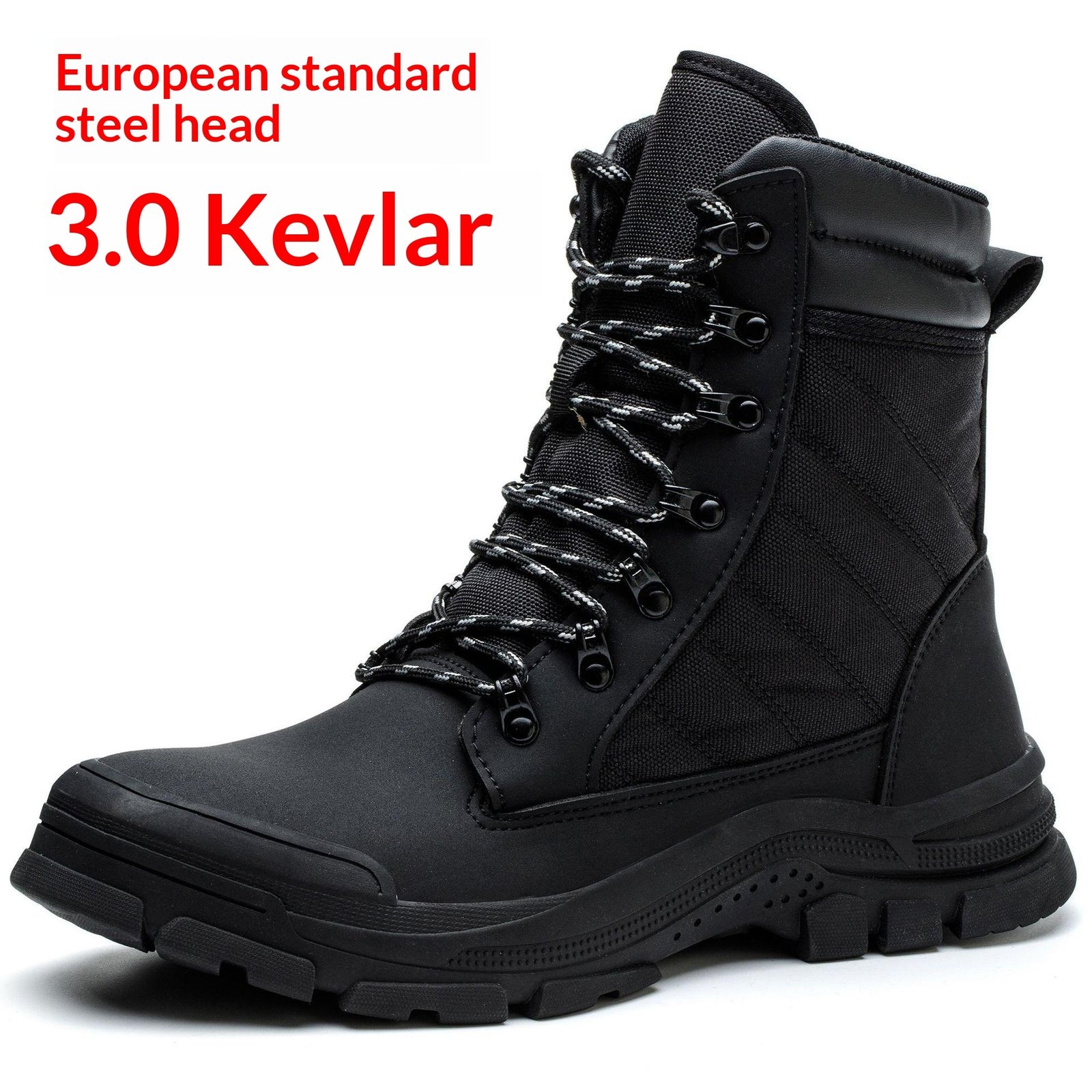 Men's High-top Labor Insurance Shoes Are Smash-proof - Image 4