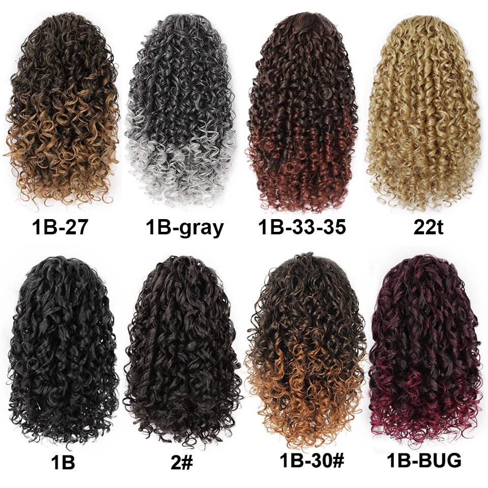 Drawstring Puffy Ponytail Afro Curls - Image 4