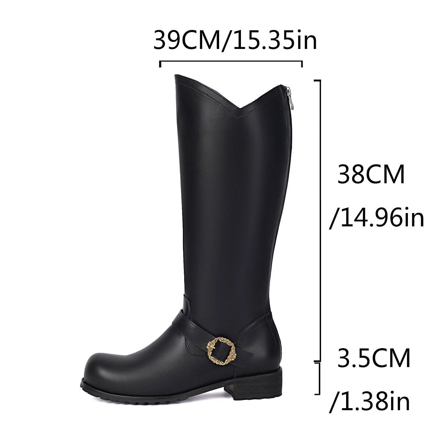 Retro Stage-performance Mens Leather Boots - Image 5