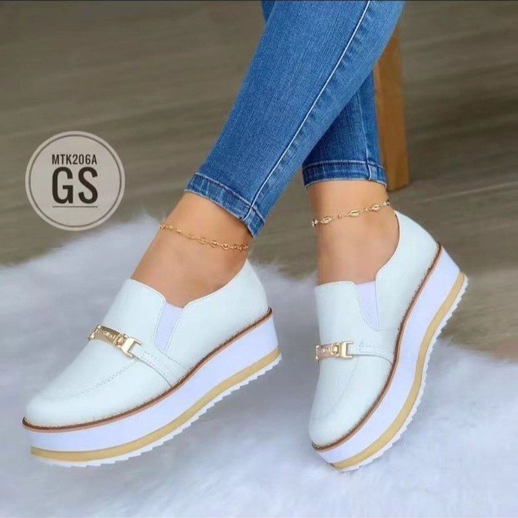 Slip On Flat Sneakers For Women Platform Shoes - Image 5