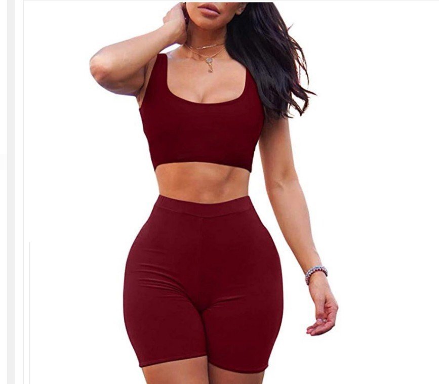 Commuter Sleeveless Tank Top Shorts Two-piece Suit - Image 2