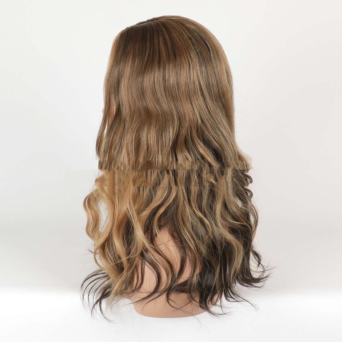 Women's Chemical Fiber Wig With Gradient Long Curly Hair - Image 3