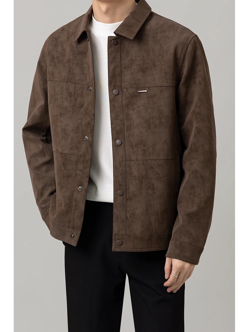 Lightly Mature Short Jacket For Men - Image 6