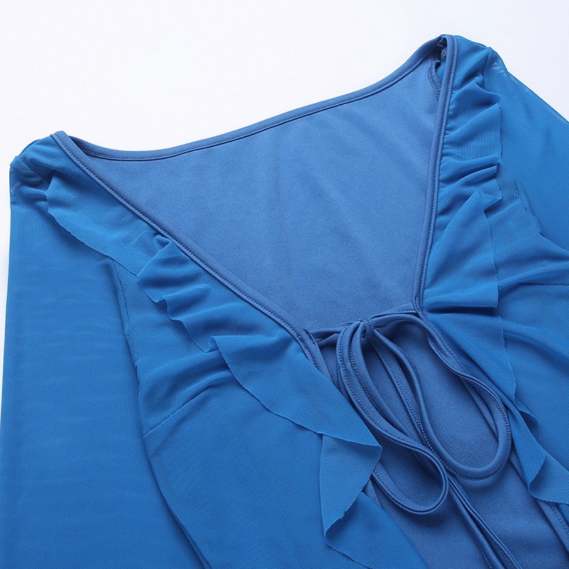 The New Hot Girl Slim Long-sleeved Short Dress - Image 3
