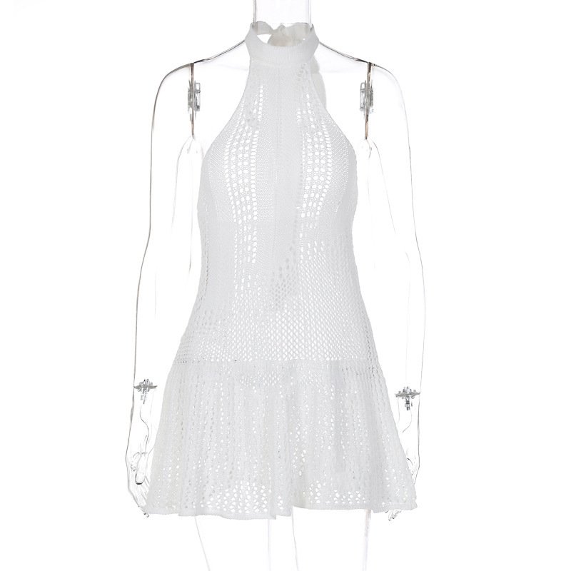Fashion Backless Knitted Dress Women - Image 7