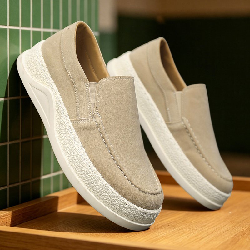 Men's Slip-on Casual Shoes, Four Seasons New Style, Breathable Low-top Lazy Sneakers, Trendy Retro Skate Shoes For Youth - Image 2
