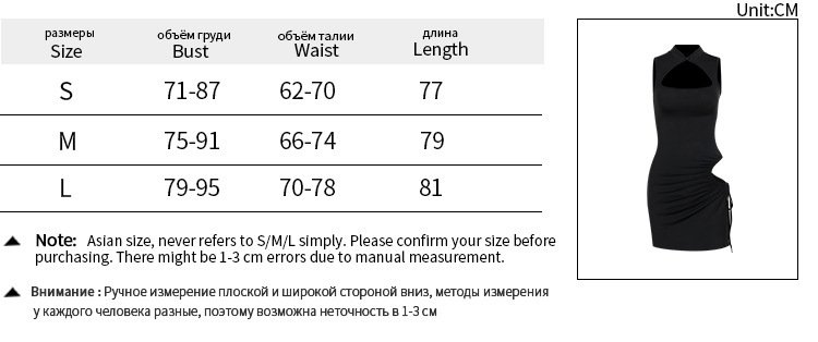 Design Hot Girl Slim Fit Slit Backless Dress Women - Image 7