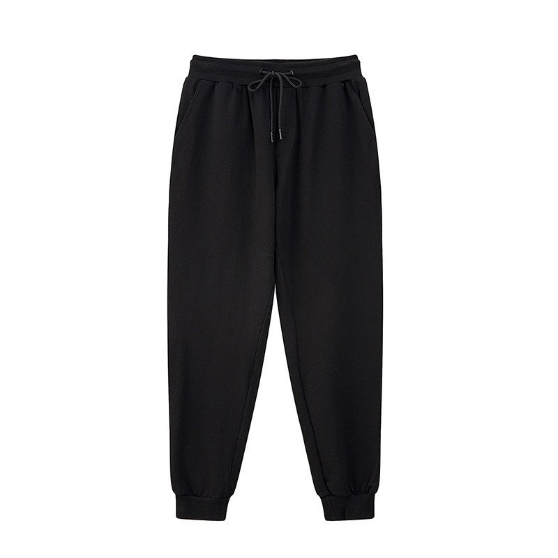 Cotton Minimalist Sports Embroidered Loose Fitting Outdoor Breathable Trousers - Image 9