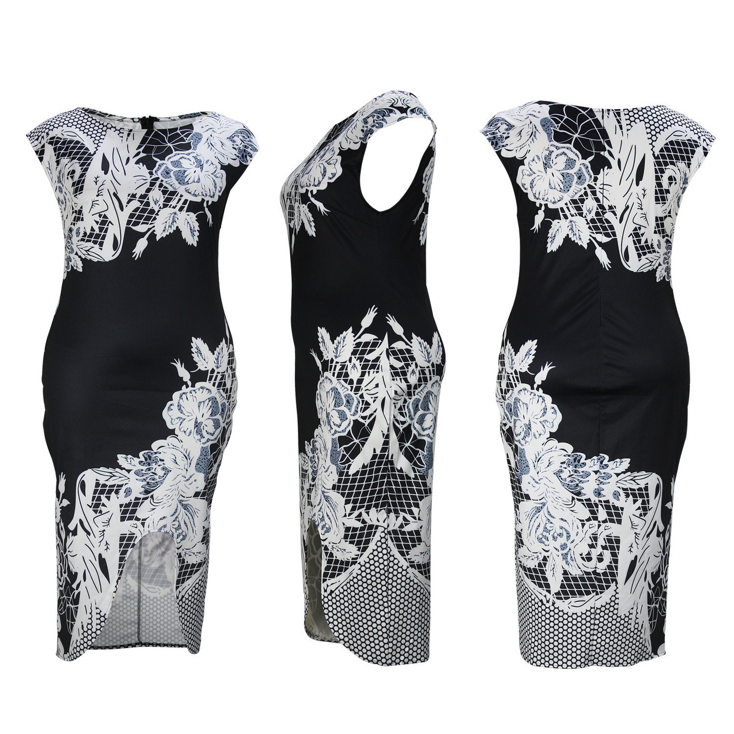 Women's Clothing Elegant Cheongsam Slim Fit Plus Size Dress - Image 4
