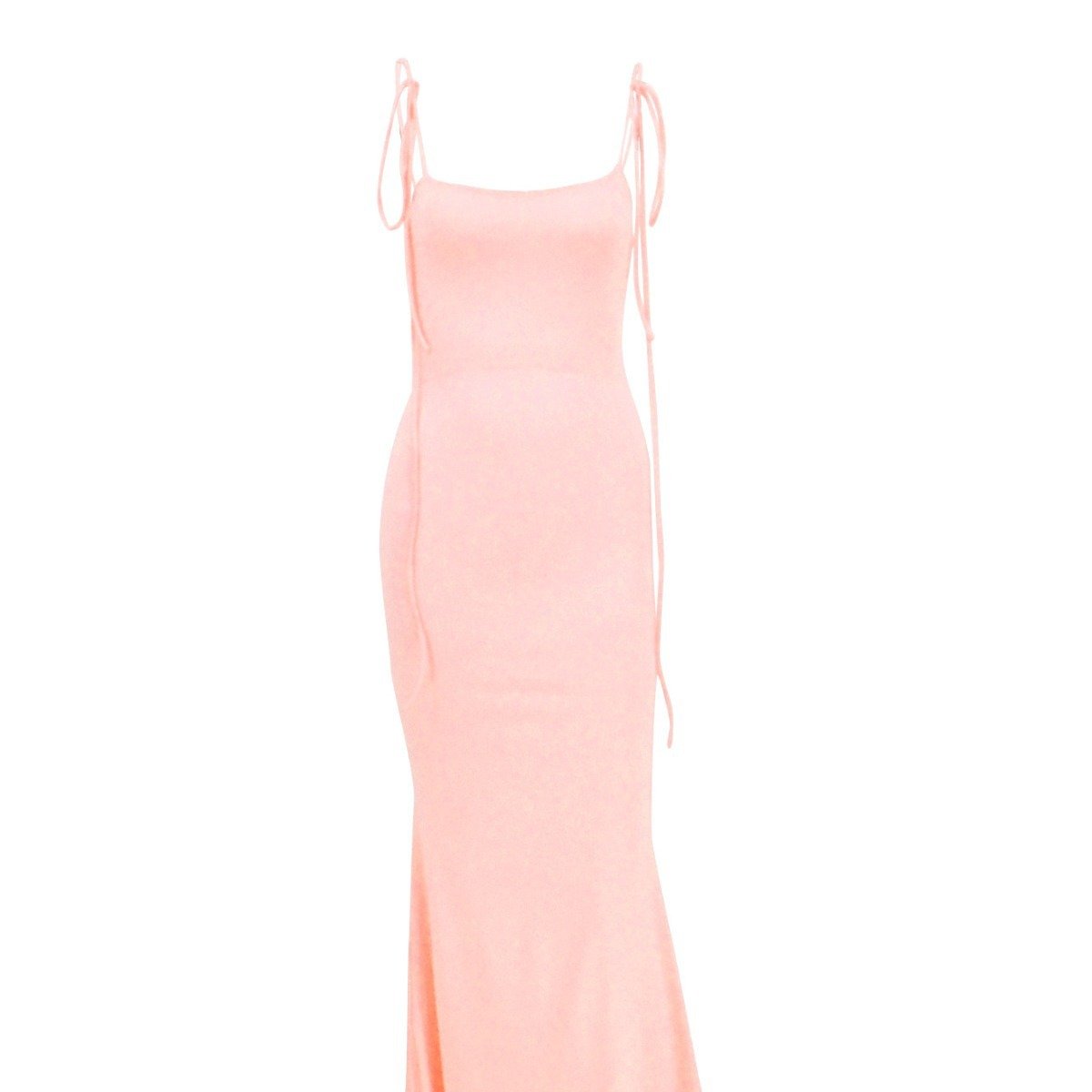 Hot Girl Show Chest Backless Hip Spaghetti Straps Long Dress - Image 7