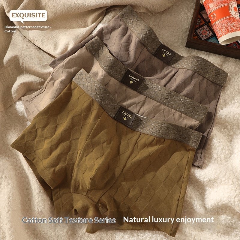 Men's Pure Cotton Boxer Briefs Breathable And Comfortable - Image 2