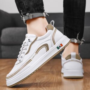 Mens Casual Leather Shoes With Soft Soles