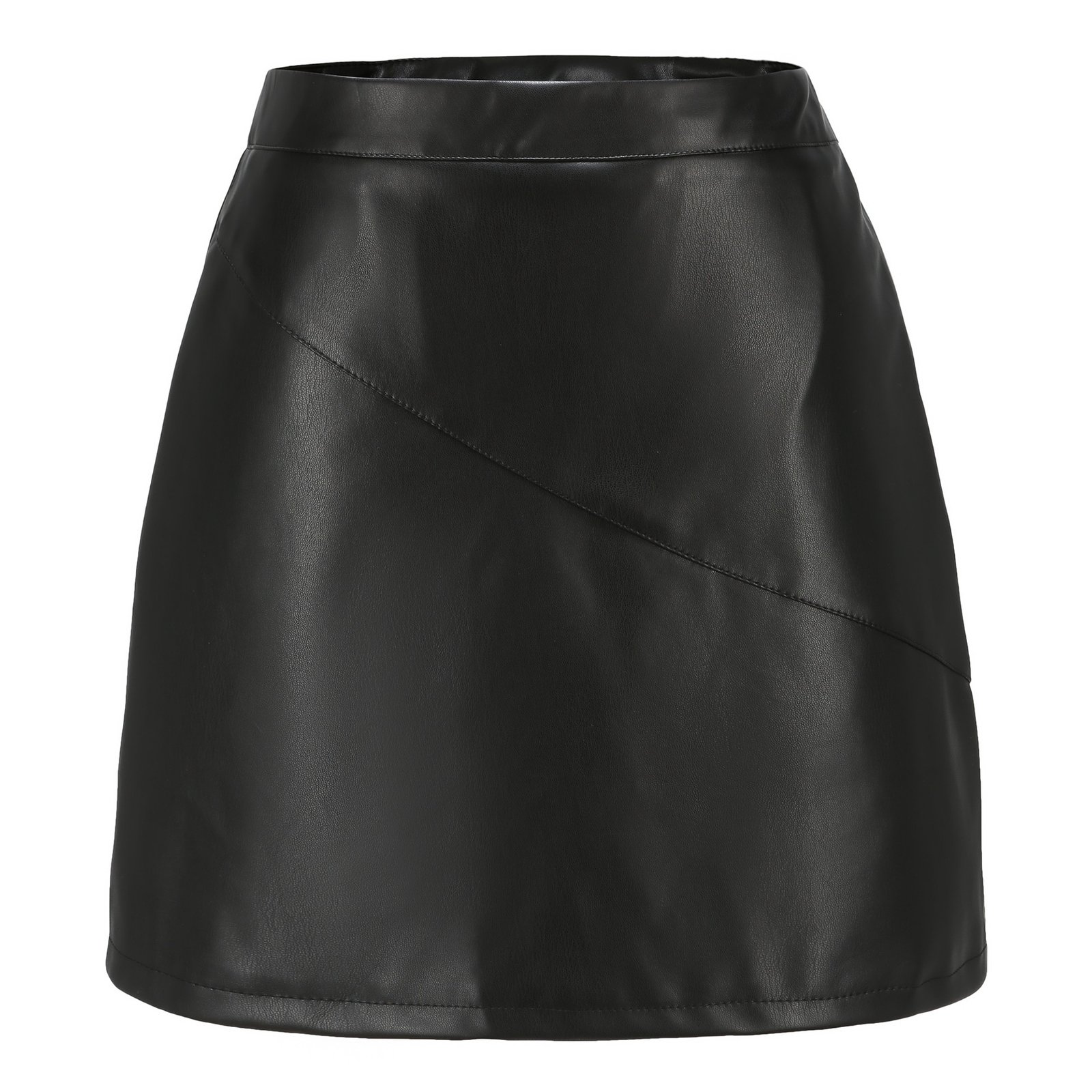 Women's Stretch Stretch Leather Skirt - Image 7