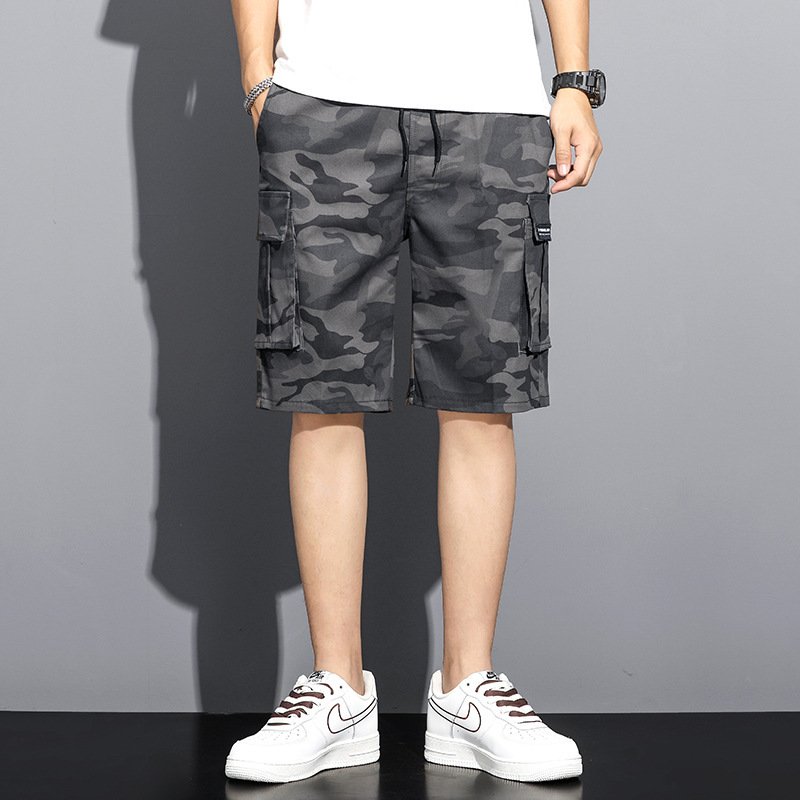 Summer Camouflage 5-point Workwear Shorts Men - Image 6