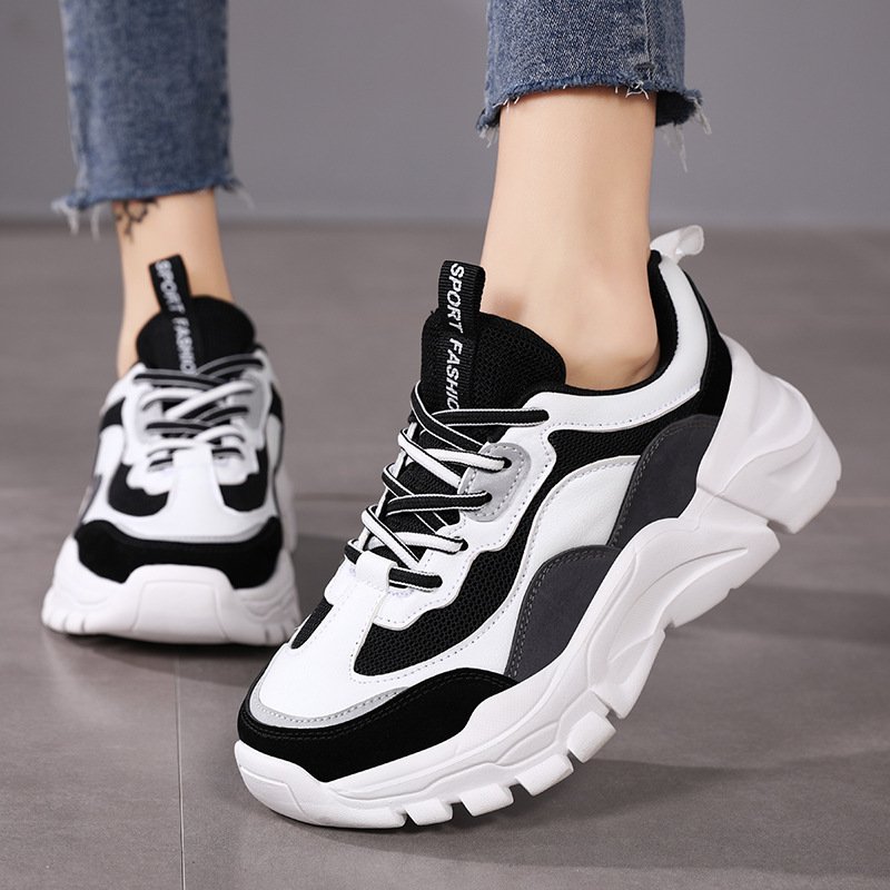 Soft Bottom High Elastic Thick Bottom Inner Layer Dad Shoes - Image 8