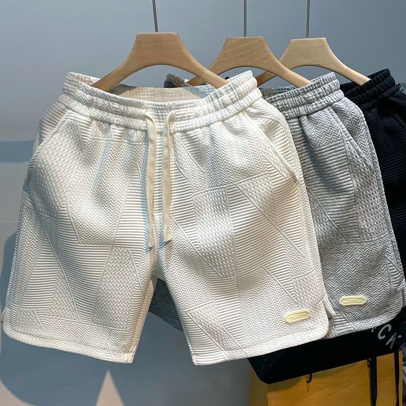 Fashion Personality Wave Pattern Shorts Men