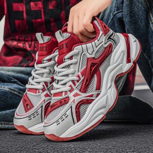 Mesh Breathable Versatile Casual Sneakers Fashionable And Height-increasing