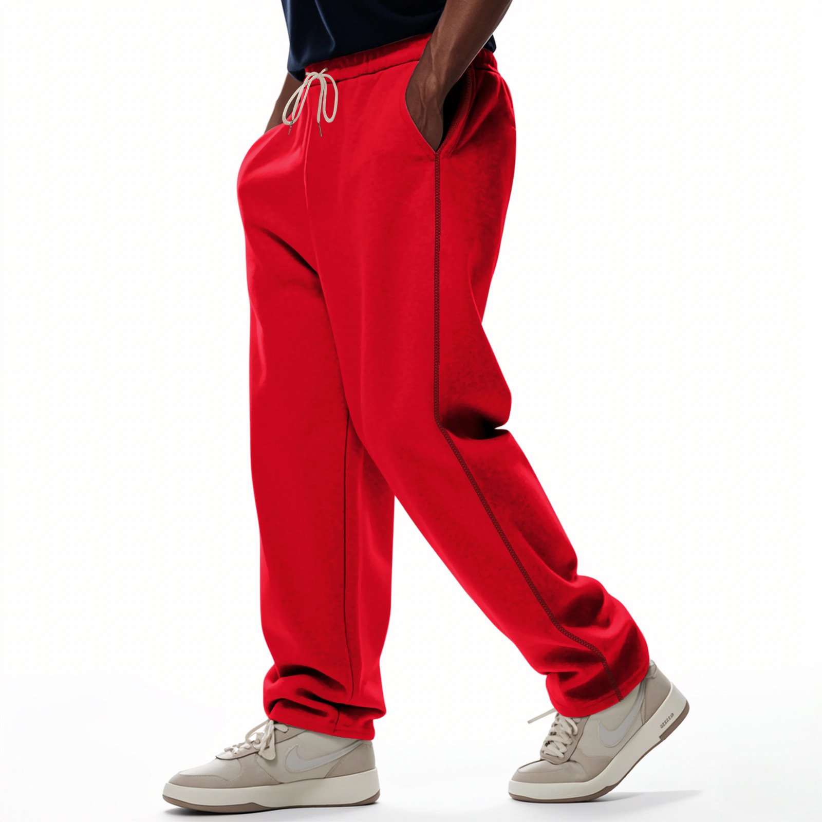 Men's Wear-resistant Heavy Terry Loose Sports Casual Pants - Image 5