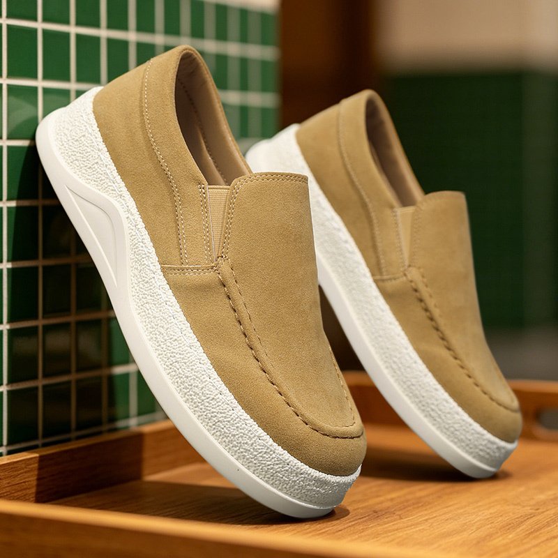 Men's Slip-on Casual Shoes, Four Seasons New Style, Breathable Low-top Lazy Sneakers, Trendy Retro Skate Shoes For Youth - Image 6