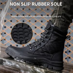 Men's High-top Labor Insurance Shoes Are Smash-proof