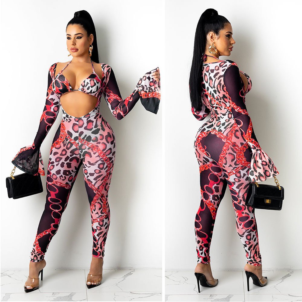 Digital Printed Two-piece Suit Female - Image 8