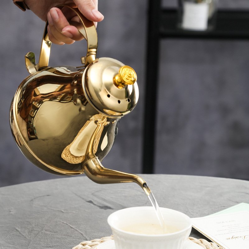 Large Capacity Stainless Steel Teapot For Restaurants - Image 7