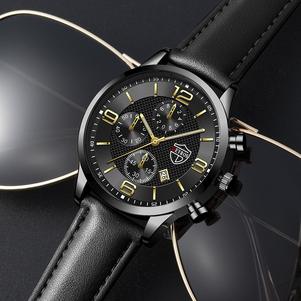 Men's Fashion Simple Calendar Luminous Quartz Watch - Image 2