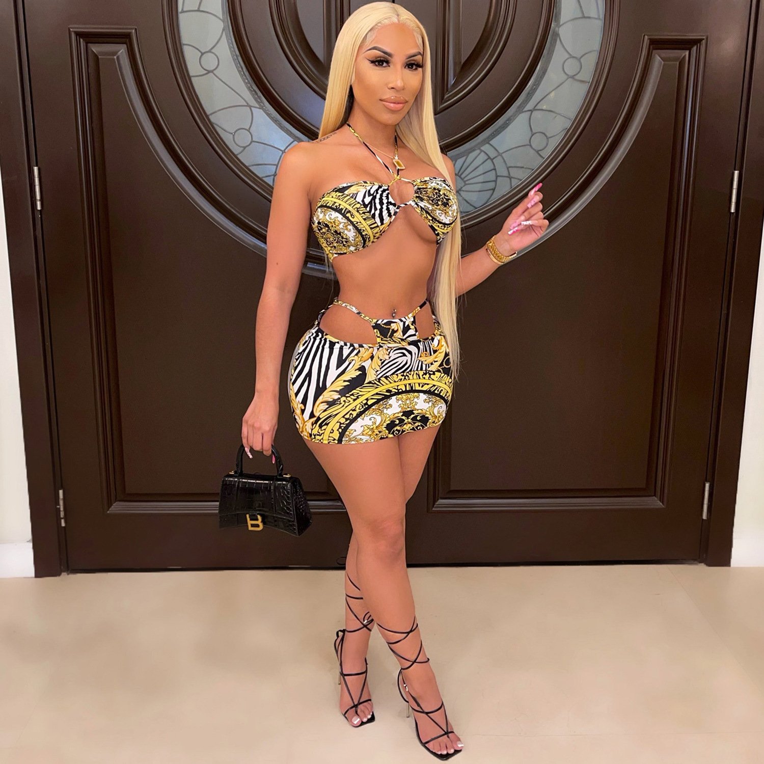 Printed Two Piece Sling Women - Image 2