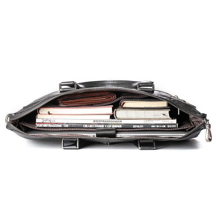 Men's Bag Leather Portable Business Leisure - Image 4