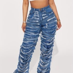 Versatile And Fashionable Ripped Jeans For Women